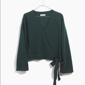 Texture & Thread Wrap Top